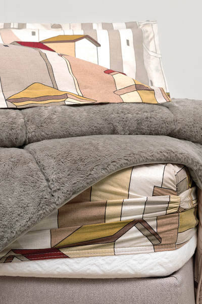 Yataş Maes Çift Kişilik Triola Uyku Seti - Vizon