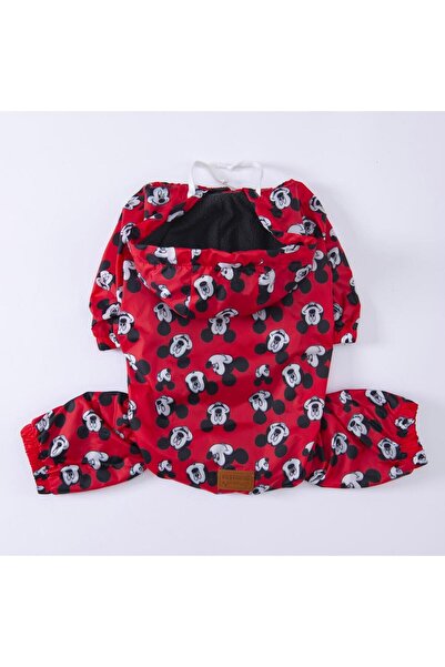 Pettrend Mickey Mouse Tulum Yağmurluk Köpek Kıyafeti Köpek Yağmurluğu