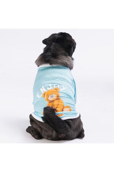 Pawstar Mavi Enjoy Kedi Köpek Sweati - Kedi Köpek Kıyafeti