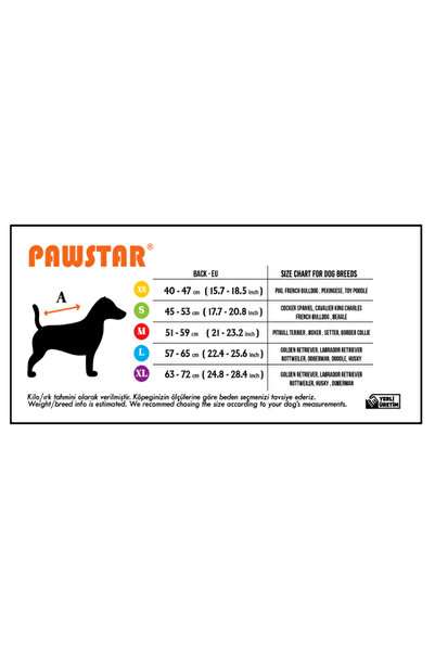 Pawstar Sarı Colombia Orta ve Büyük Irk Köpek Yağmurluğu Köpek Kıyafeti Köpek Elbisesi