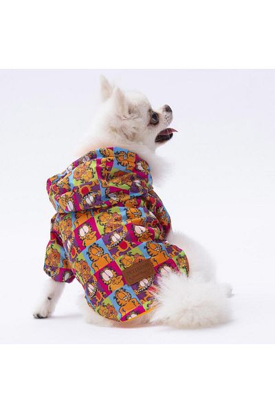 Pettrend Garfield Dog Coat Dog Apparel Dog Raincoat