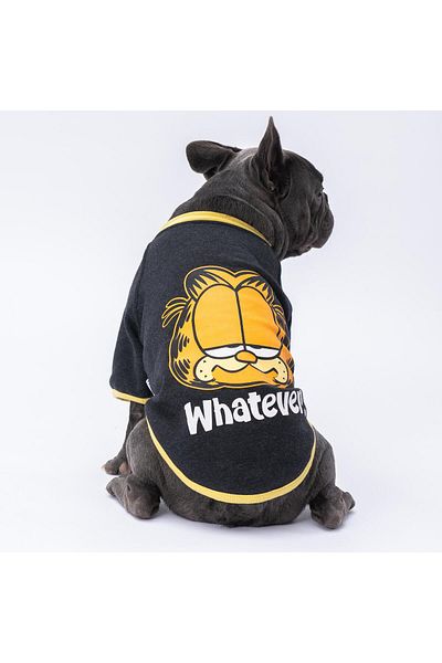Pettrend Garfield Printed Fleece Sweat Cat Dog Sweatshirt Cat Dog Outfit Cat Dog Dress