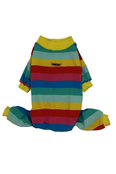 Pawstar Colorfit Rompers Colorful Cat Dog Combed Cotton Pajamas Jumpsuit