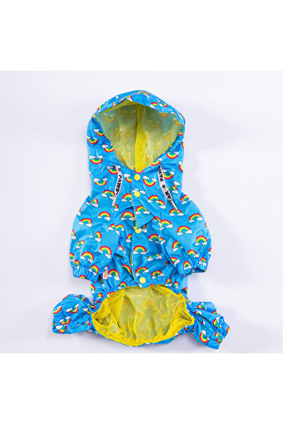 Pawstar İrides Fileli Orta Ve Büyük Irk Köpek Tulum Yağmurluğu Köpek Yağmurluk Köpek Elbisesi Köpek Kıyafeti