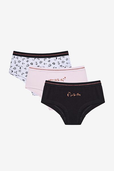 Penti Πολύχρωμο Hipter εσώρουχο για κορίτσια The Stars 3 Pack