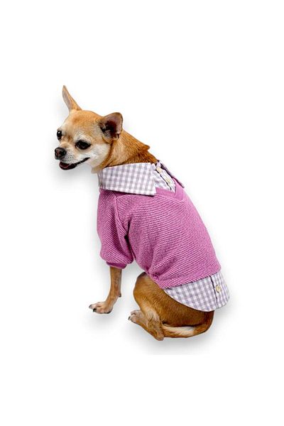 Pawstar Pink College Knitwear Sweat Cat Dog Sweat Cat Dog Outfit