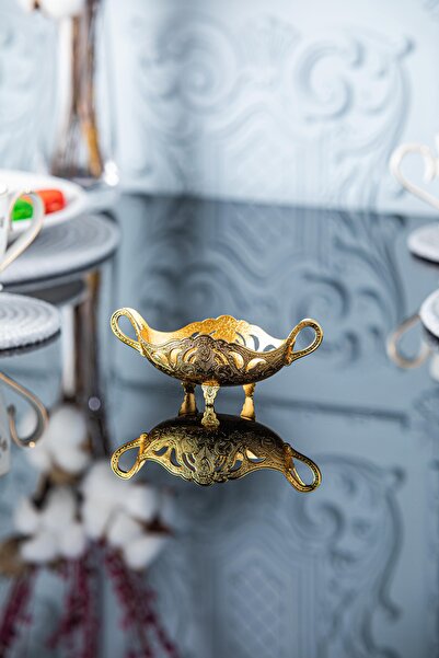 Sena Ayaklı Mini Boy Metal Gondol Şekerlik (362)