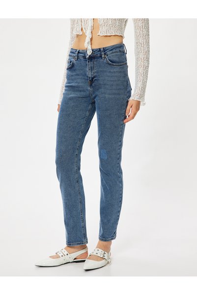 Koton Slim Fit Jeans Straight Leg Standard Waist - Slim Straight Fit Jeans