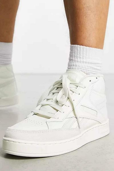 Reebok Club C Form Hi Γυναικεία Casual Αθλητικά Παπούτσια 100033116 λευκό