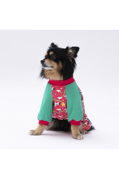 Pawstar Pink Unicorn Cat Dog Pajamas Cat Dog Jumpsuit Cat Dog Outfit