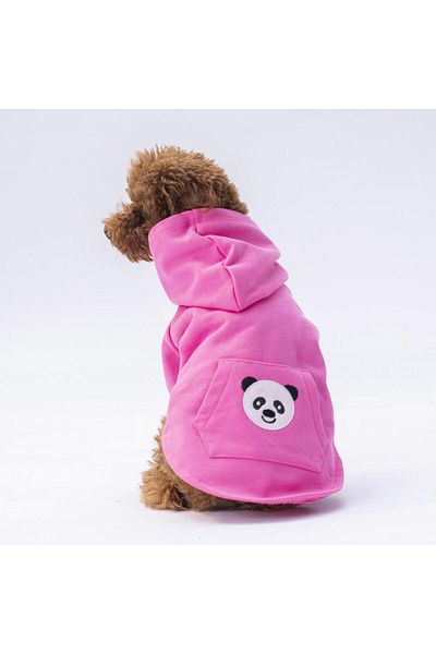 Pettrend Panda Kangaroo Pocket Hoodie Cat-dog Hoodie- Sweatshirt Cat Dog Outfit