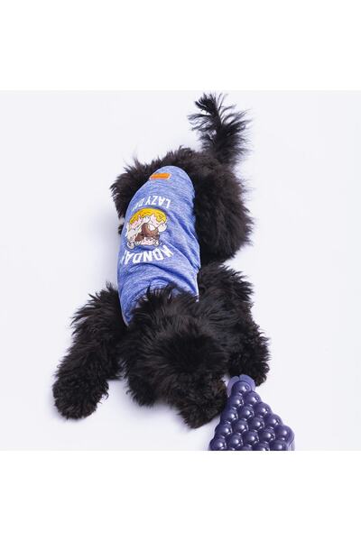 Pawstar Lila Lazy Kedi Köpek Tişörtü - Kedi Köpek Kıyafeti