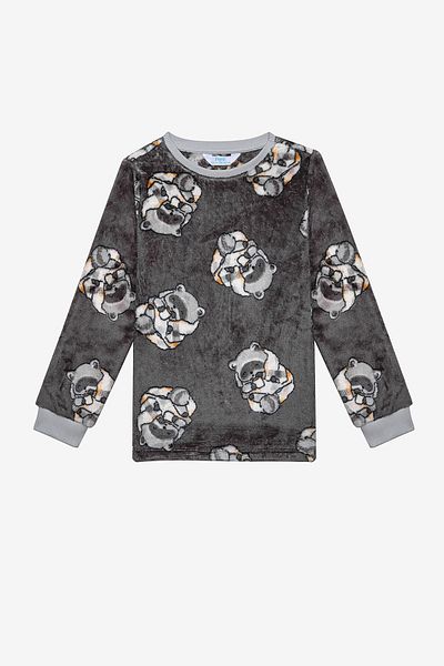 Penti Mehrfarbiges Pyjama-Set „Racoon“ für Mädchen