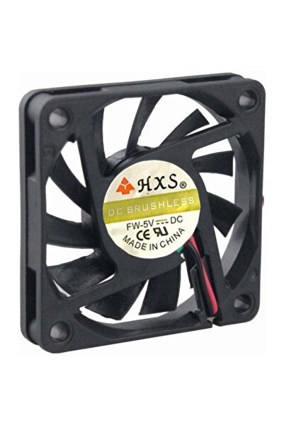 KEEPRO 7 cm 5 Volt Fan 5 Volt 7 cm 2 Pin 20 cm Cable Length 70X70X15Mm Fan