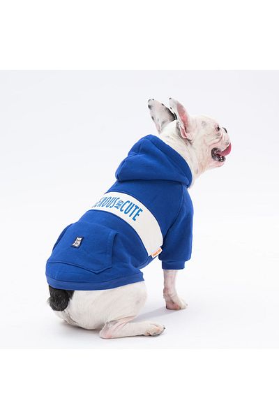 Pawstar Blue Cute Dog Hoodie Dog Sweat Dog Outfit Cat Outfit