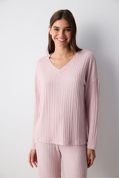 Penti Dusty Pink Dusty Rose Pink Hosen-Pyjama-Set