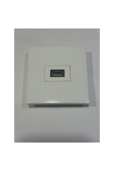 KEEPRO مقبس حائط HDMI مثبت على الحائط ومقبس HDMI مثبت على الحائط