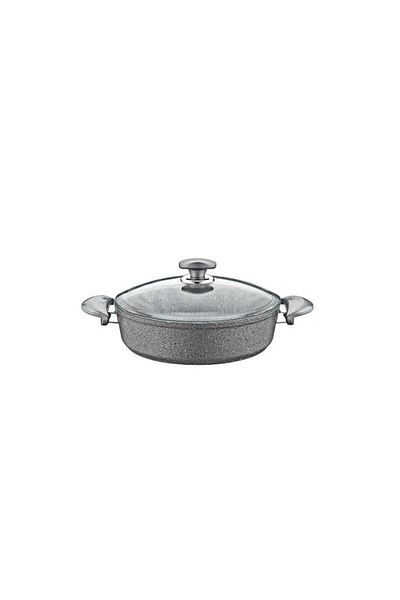 OMS PASLANMAZ Oms Collection 22X7 cm Granite Karnıyarık Pot