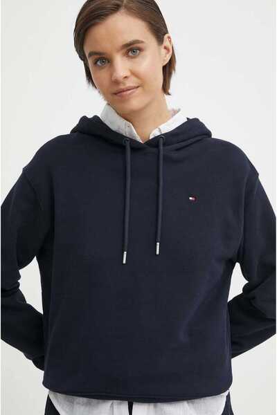 Tommy Hilfiger ORGANİK PAMUK LOGO NAKIŞ  REGULAR KESİM SWEATSHİRT