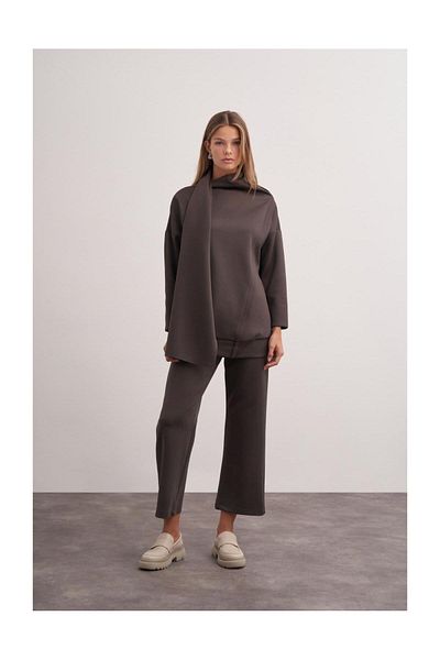FUSHYA Scuba Double Set with Shawl Collar