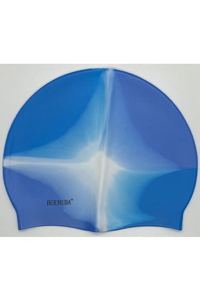 BERMUDA Rainbow Patterned Silicone Bonnet Recler - Pool and Sea Bonnet