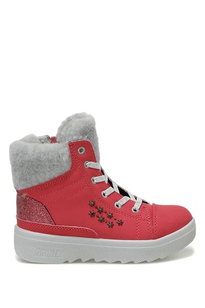 Kid's World Γούνινες Cold Proof Girls Glittery μπότες με φερμουάρ