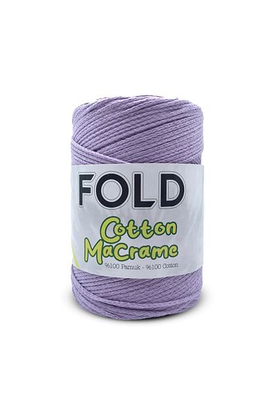 FOLD Βαμβακερό Μακραμέ - Λιλά Βαμβακερό Μακραμέ Βαμβακερό Σχοινί Τσάντα Σχοινί