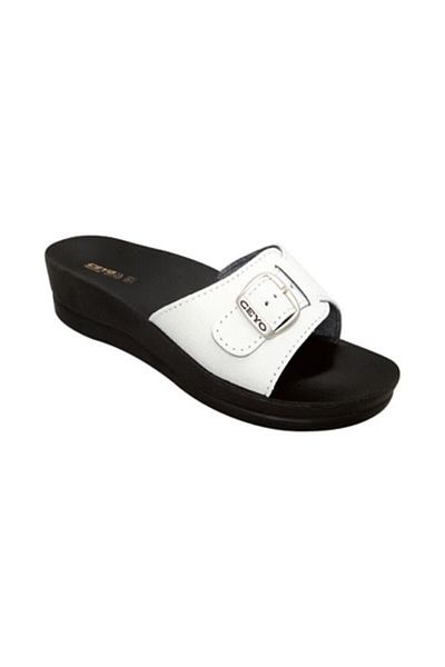 Ceyo Mınerva Buckle Γυναικείες Παντόφλες Παπούτσια 02302μπεζ