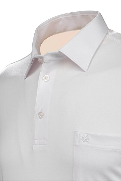 Çizgi Triko Ανδρικό πουκάμισο με γιακά μανίκι μανσέτα φούτερ