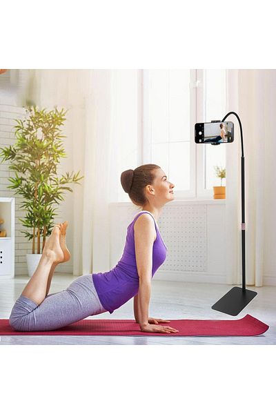 Coverzone iPhone Compatible 150cm Wide Phone Stand - Adjustable Floor Stand, Ldr2