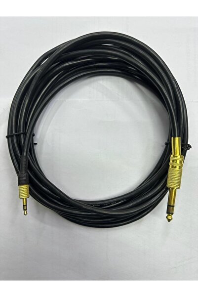 KEEPRO 5 metre 6.3 mm stereo 3.5 mm stereo kablo 5 metre aux amfi kablo 5 met...
