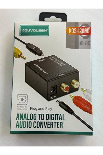 KEEPRO Analog Digital Converter Rca Optical Converter Analog Optical Converter