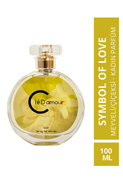 Clé D'amour Symbol Of Love (MEYVELİ/ÇİÇEKSİ) Women - Kadın Parfüm 100 ml - Vegan