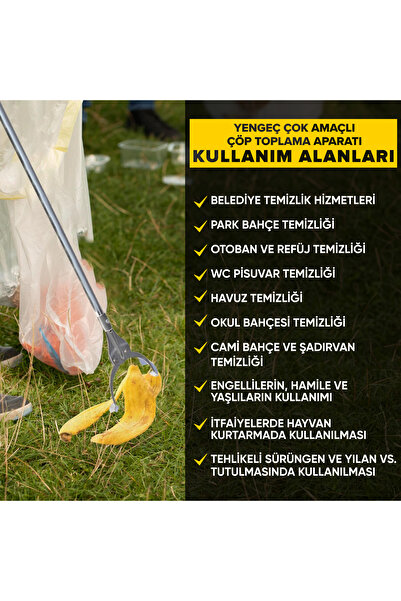YENGEÇ Çöp Toplama Aparatı Çok Amaçlı Yıldızlı