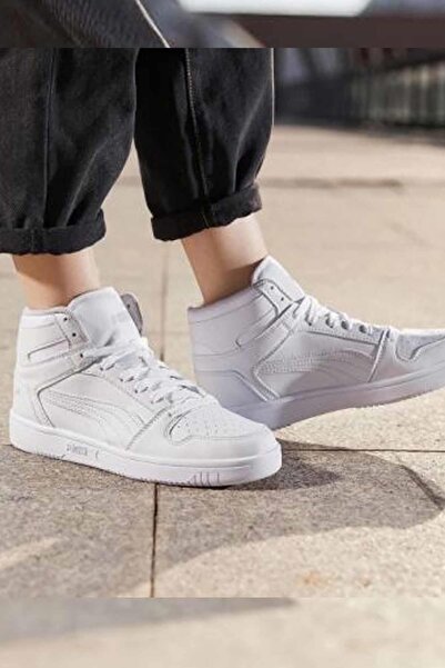 Puma Rebound Layup SL Жіночі повсякденні спортивні кросівки 370486-02 БІЛИЙ