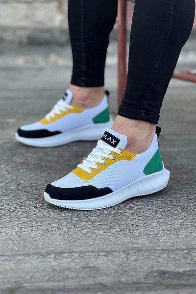 TB Terzi Bey Terzi Bey Tb063 White Smoked Knitwear Men's Sports Shoes