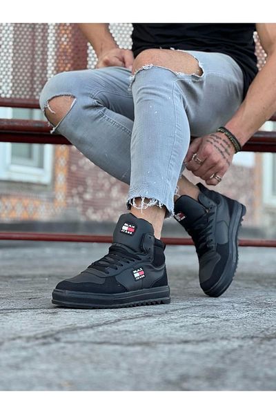 Wagoon Ανδρικά μισά μποτάκια WG220 Charcoal