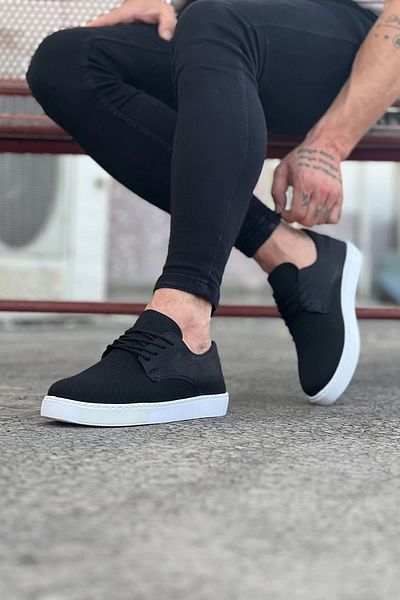 TB Terzi Bey Terzi Bey Tb016 Black Knitwear Men's Casual Shoes