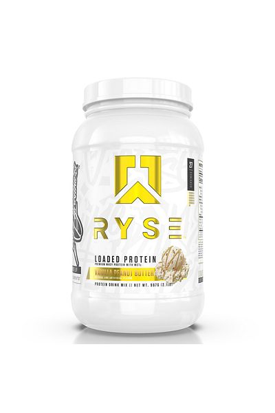 RYSE RYES Loaded Whey Protein, Vanilla Peanut Butter, 27