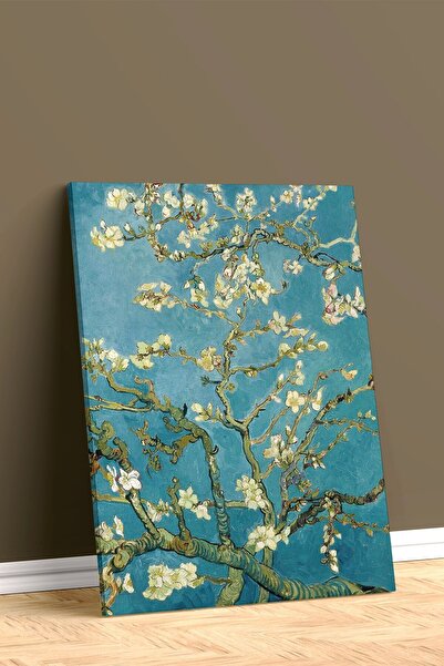 Şehzat Design Van Gogh Almond Blossom Badem Ağacı Kanvas Tablo 0874