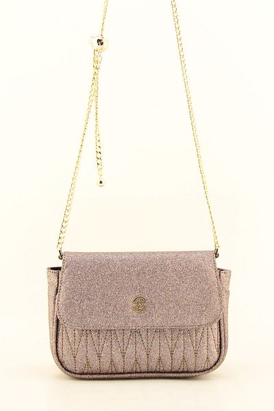 HNB Women's Copper Chain Strap Crossbody Bag