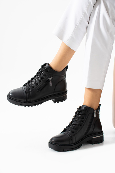 Golder Ghete de damă din piele naturală - MAR001