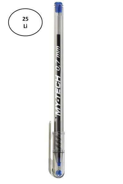 Pensan My-tech 2240 Ballpoint Pen - 0.7 Mm Blue, Pack of 25