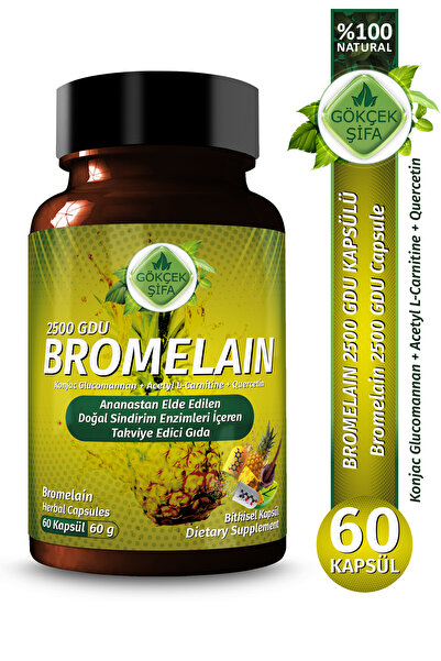 Gökçek Şifa Bromelain Kapsül ( Bromelian Capsule) 60 Adet