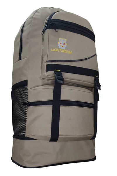 LIGHTINGHM Τσάντα ταξιδιού Mountaineer 60 λίτρων Τσάντα κάμπινγκ εξωτερικού χώρου