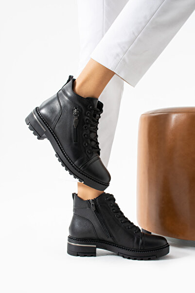 Golder Ghete de damă din piele naturală - MAR001