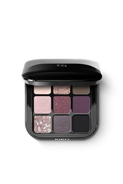 Kiko New Glamour Multi Finish Eyeshadow-Mat&Işıltılı&Metalik Bitişli Yoğun Pigmentli Göz Far Paleti 2.5GR