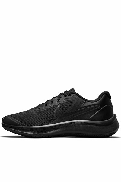 Nike Star Runner 3 (Gs) Kadın Yürüyüş Koşu Ayakkabı DA2776-001-Siyah