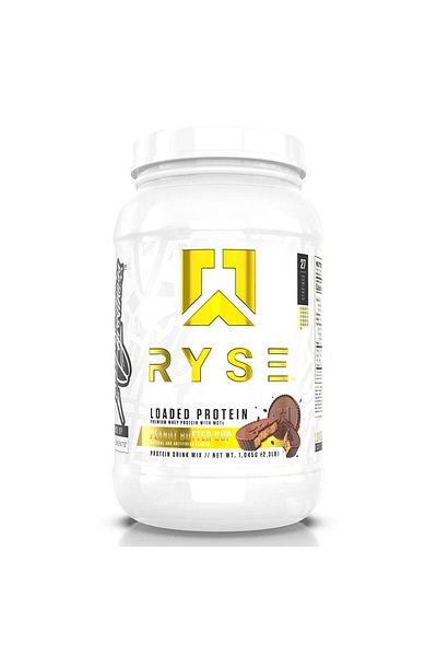 RYSE RYES Loaded Whey Protein, Chocolate Peanut Butter Cup, 27
