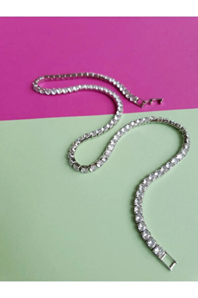 anadolusilver Suyolu Kolye - 925 Ayar Gümüş Suyolu Kolye - 3 MM